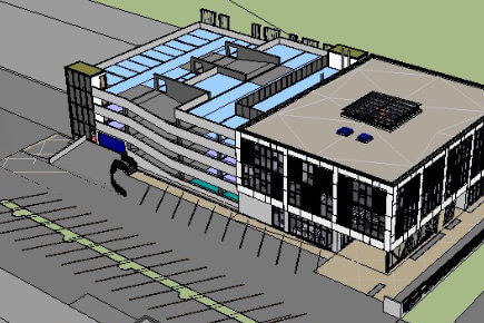 3D projekt v BIM – Piešťany (ilustrační)